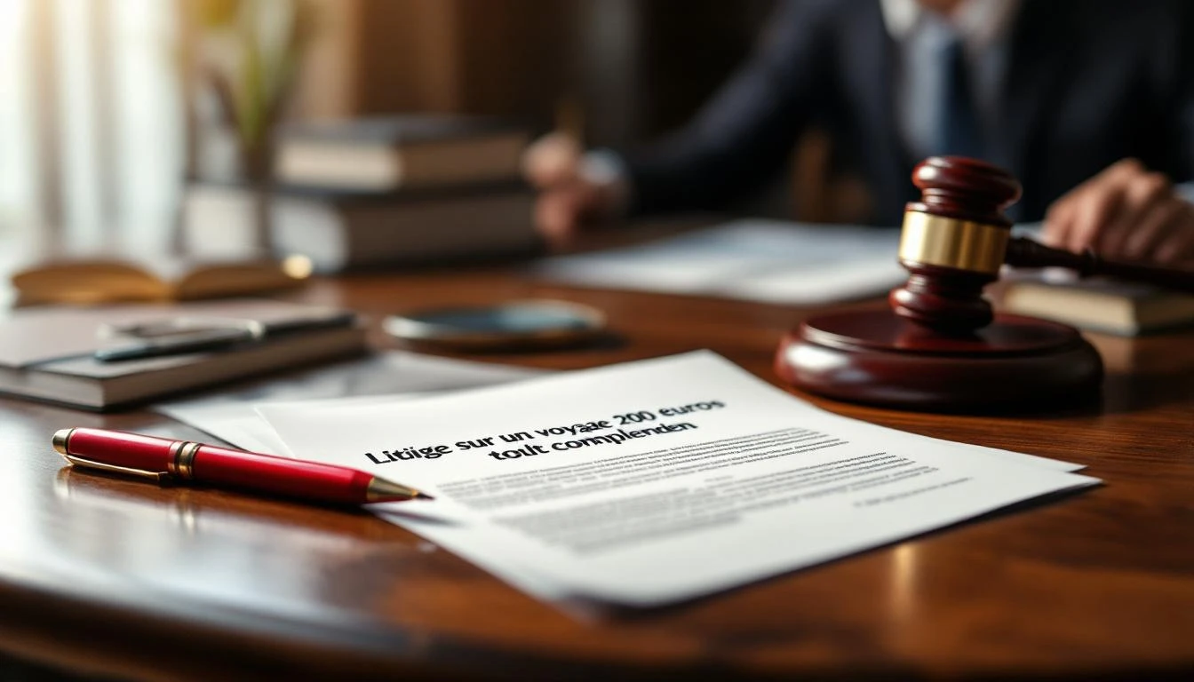 Litige sur un voyage 200 euros tout compris : recours possibles